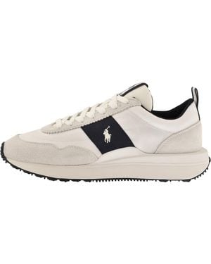 Ralph Lauren Trn 89 Rib Trainers - White