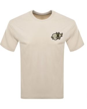 Psycho Bunny Auguste T Shirt - Natural