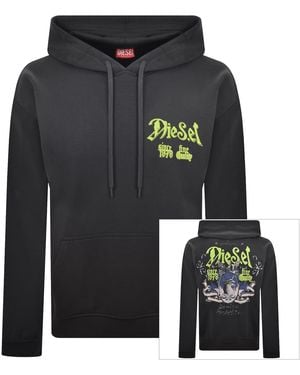 DIESEL S-Boxt Aa2 Hoodie - Gray