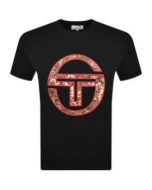 Sergio Tacchini Tresca T Shirt - Black