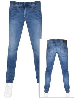 G-Star G-Star Revend Skinny Jeans Mid Wash - Blue