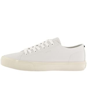 BOSS BUSINESS Boss Aiden Tennis Trainers Natural - White