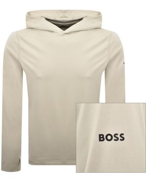 BOSS Boss Active Zip Hoodie - Natural