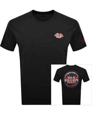 TRUE RELIGION World Tour T Shirt Jet - Black