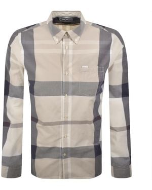 Barbour Harris Check Long Sleeved Shirt - Grey