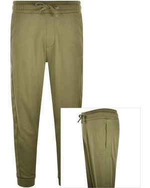 HUGO Tonal Logo Joggers - Green