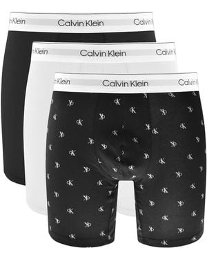 Calvin Klein Underwear 3 Pack Icon Boxer Briefs - Black