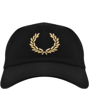 Fred Perry Logo Baseball Cap - Black