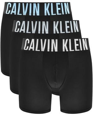 Calvin Klein Underwear 3 Pack Boxer Briefs - Black