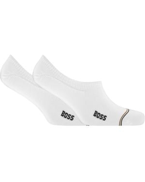 BOSS BUSINESS Boss 2 Pack Iconic Socks - White