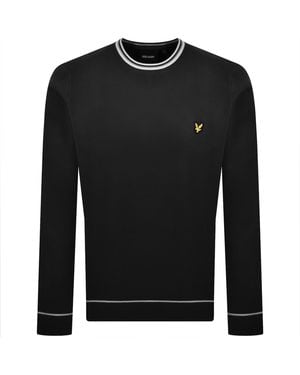 Lyle & Scott Tipped Sweatshirt - Black