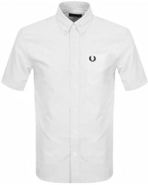Fred Perry Oxford Shirt - White
