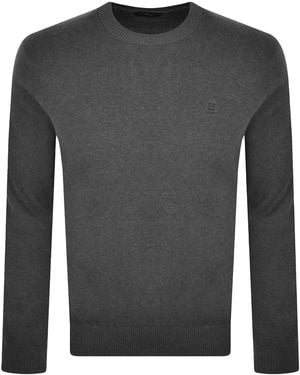 Hackett Heritage Logo Sweatshirt - Grey
