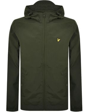 Lyle & Scott Hooded Pocket Jacket - Green
