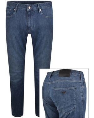 Armani Emporio J06 Slim Fit Jeans - Blue