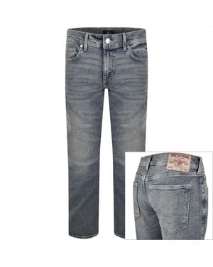 TRUE RELIGION Ricky Sn Nf Straight Jeans - Blue