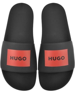 HUGO Timein Sliders - Black