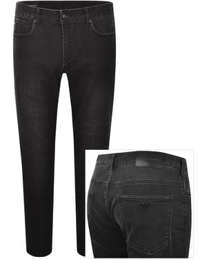 Armani Emporio J06 Slim Fit Jeans - Black