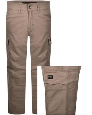 Luke 1977 Relaxed Panama Cargo Trousers - Natural
