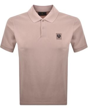 Belstaff Logo Polo T Shirt Dusk - Pink
