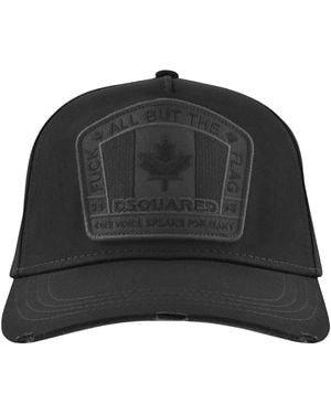 DSquared² Canada Patch Baseball Cap - Black