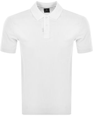 Paul Smith Short Sleeved Polo T Shirt - White