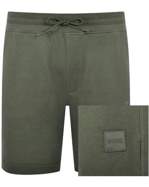 BOSS Boss Sewalk Sweat Shorts - Green