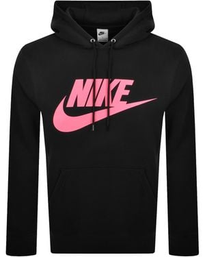 Nike Swoosh Logo Hoodie - Black