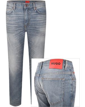 HUGO 708 Slim Fit Jeans Mid Wash - Blue