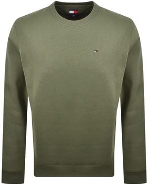 Tommy Hilfiger Flag Logo Sweatshirt - Green