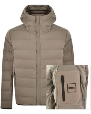 BOSS Boss Riplite Down Jacket - Gray
