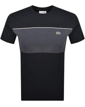 Lacoste Crew Neck T Shirt - Black