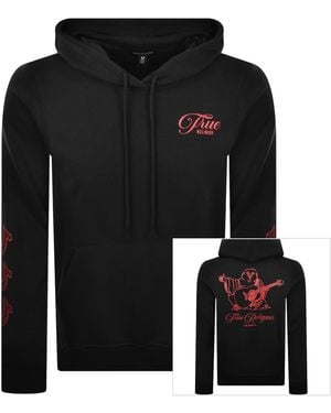 TRUE RELIGION Logo Hoodie - Black