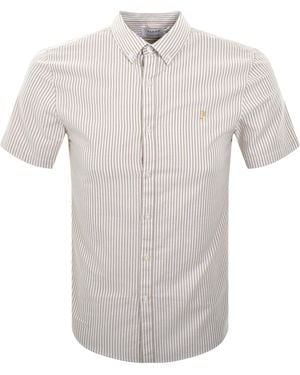 Farah Farah Brewer Short Sleeve Shirt - Gray