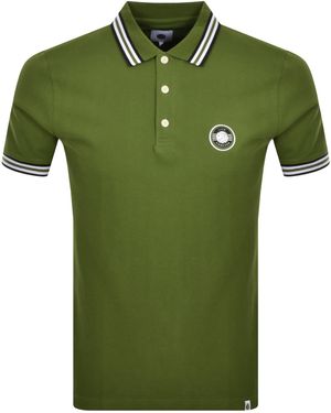 Pretty Green Pretty Live Forever Polo T Shirt in Blue for Men Lyst UK