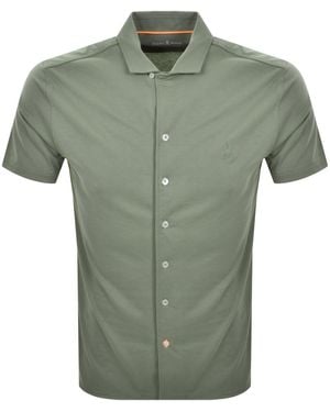 Psycho Bunny Bryan Camp Collar Shirt - Green