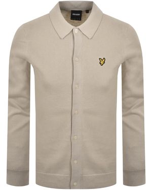 Lyle & Scott Knitted Shirt - Natural
