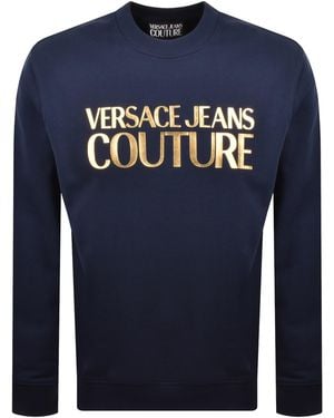 Versace Jeans Couture Couture Logo Sweatshirt - Blue
