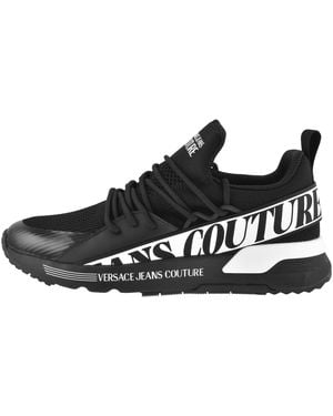 Versace Jeans Couture Couture Tape Logo Trainers - Black