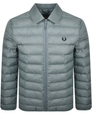 Fred Perry Collared Insulated Jacket - Blue