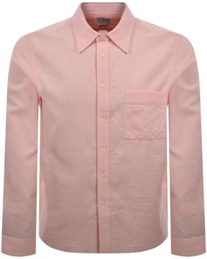Paul Smith Long Sleeve Stripe Shirt - Pink