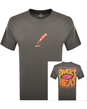 Nike Sportswear Hot Sauce T Shirt - Grey