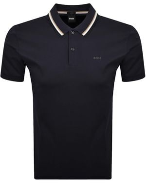 BOSS BUSINESS Boss Penrose 38 Polo T Shirt - Black