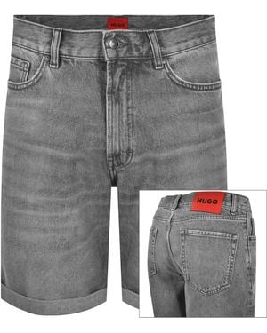 HUGO 838 Denim Shorts - Grey