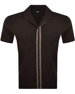 BOSS BUSINESS Boss Pasini 47 Knit Shirt - Black