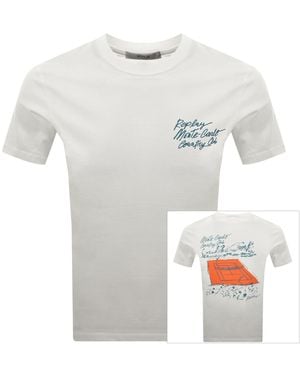 Replay Graphic T Shirt Off - White