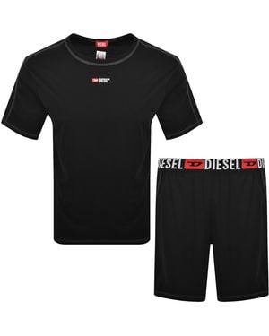 DIESEL Adam Core Pajama Set - Black