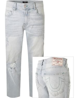 TRUE RELIGION Geno Light Wash Slim Jeans - Grey