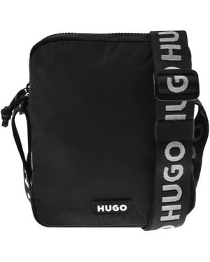 HUGO Codes Crossbody Bag - Black