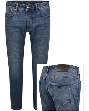 Armani Emporio J06 Slim Fit Jeans - Blue